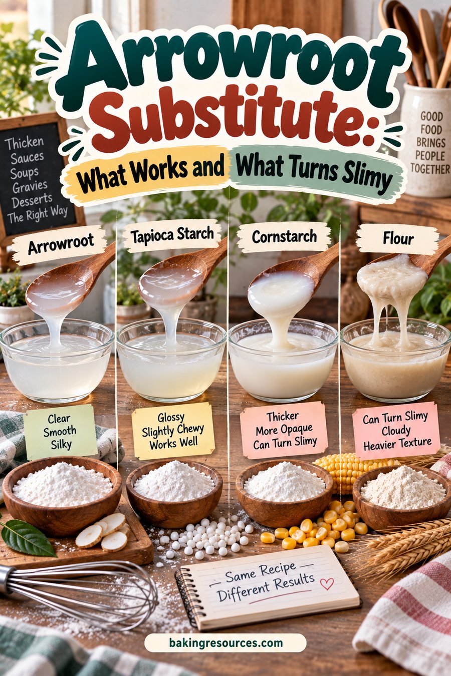 Arrowroot Substitute: What to Use Instead, Job by Job