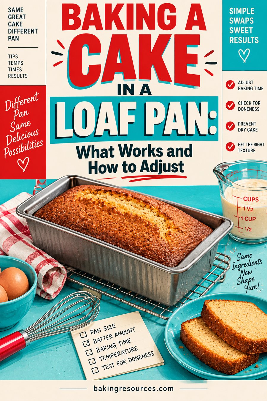 Baking a Cake in a Loaf Pan