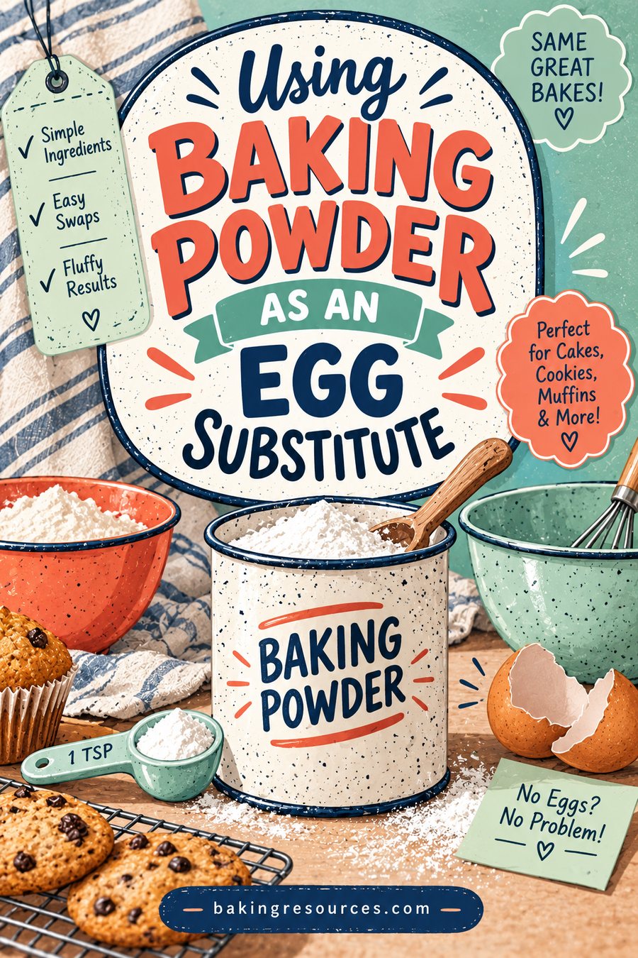 Using Baking Powder as an Egg Substitute