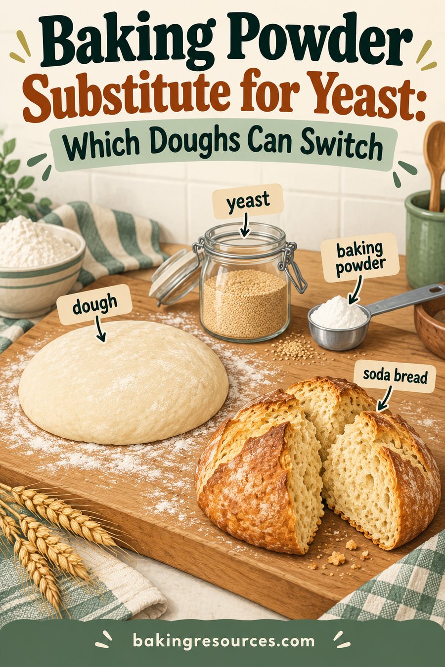Baking Powder Substitute for Yeast: Which Doughs Can Switch