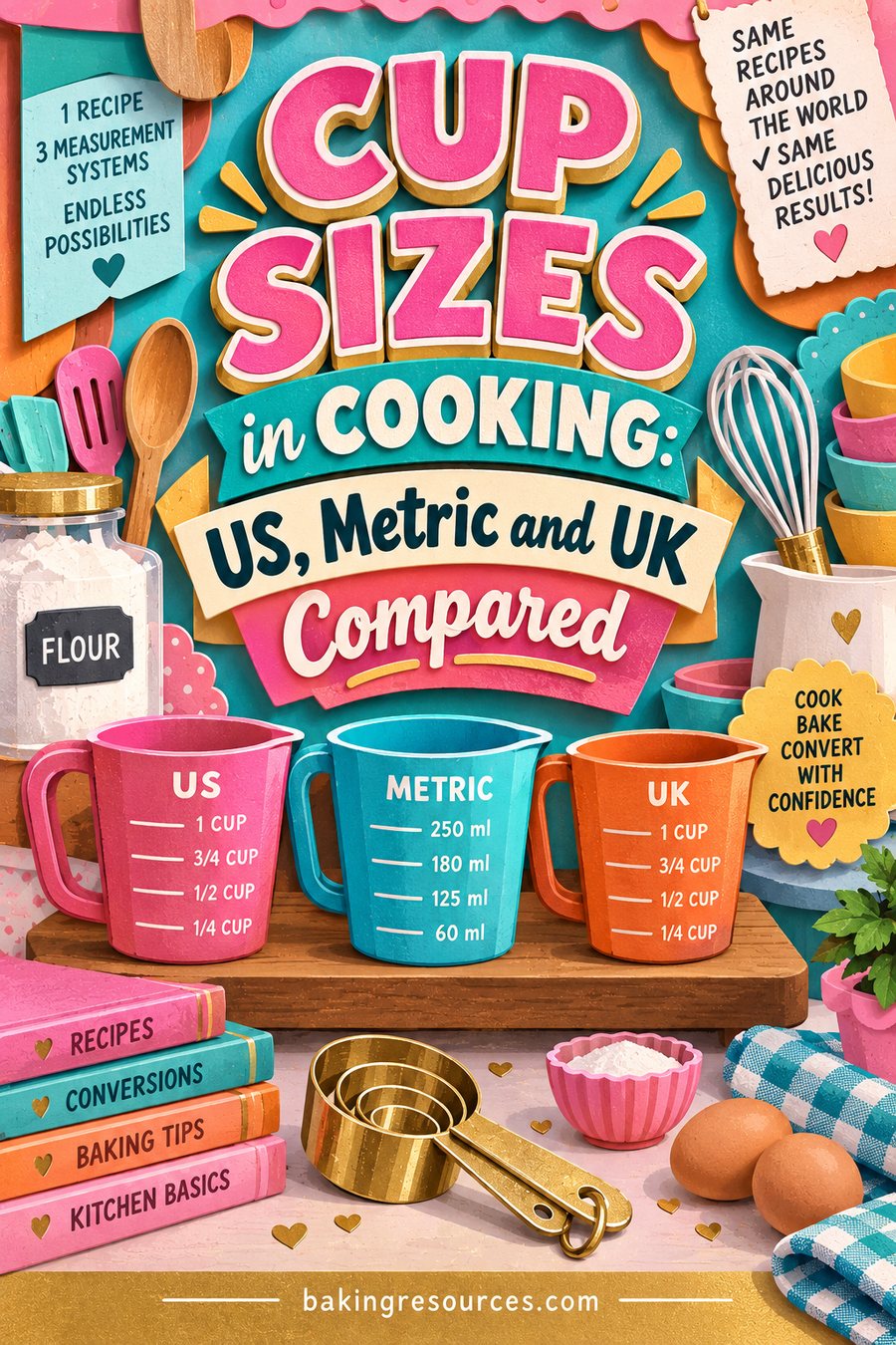 Cup Sizes in Cooking