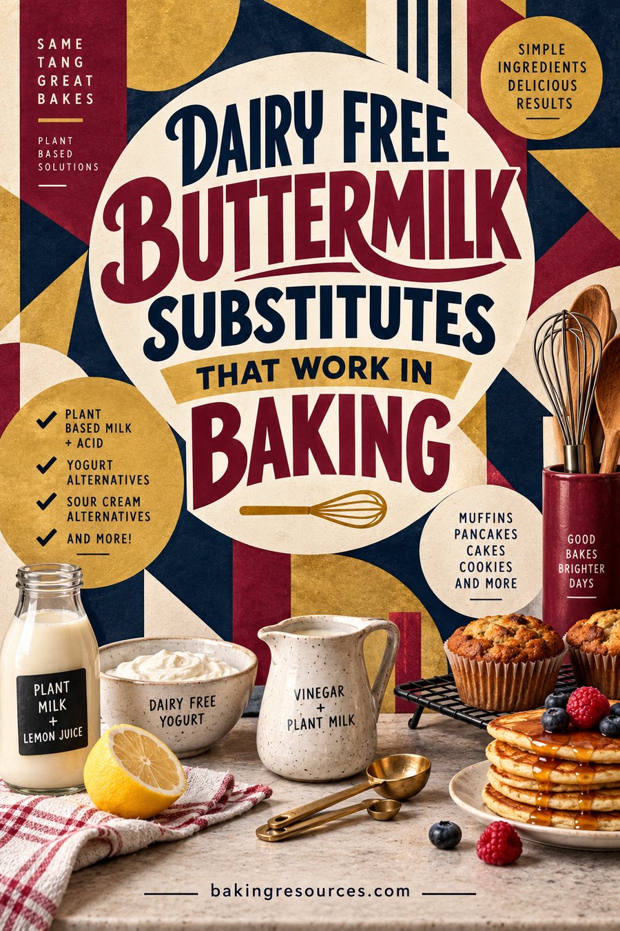 Dairy Free Buttermilk Substitutes That Work in Baking