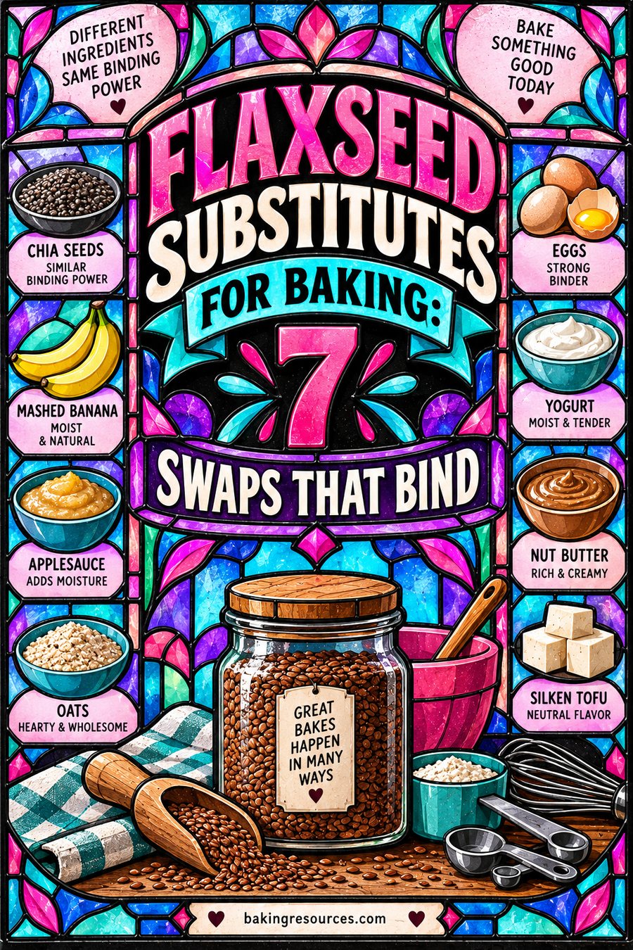Flaxseed Substitutes for Baking: What Binds Just as Well