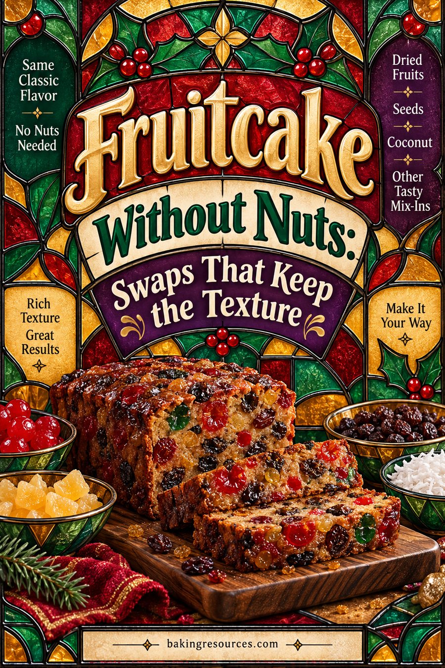 Fruitcake Without Nuts: What to Swap In by Weight