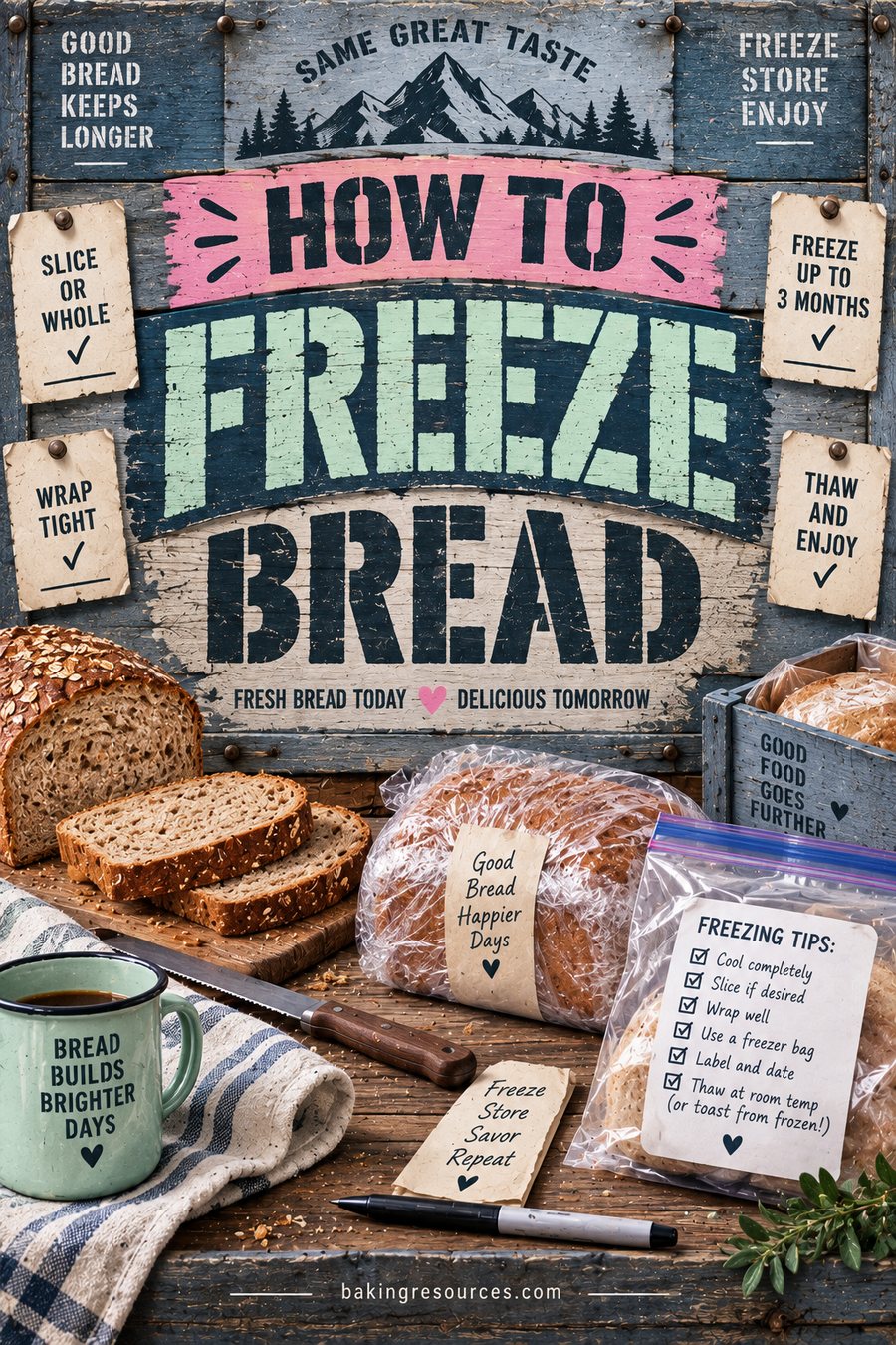 How to Freeze Bread
