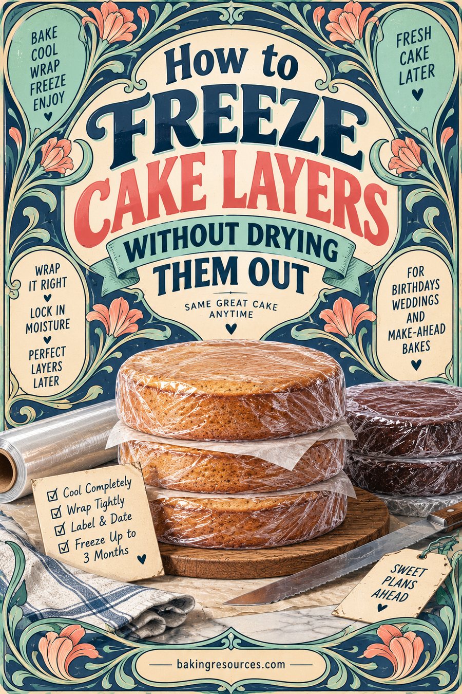 How to Freeze Cake