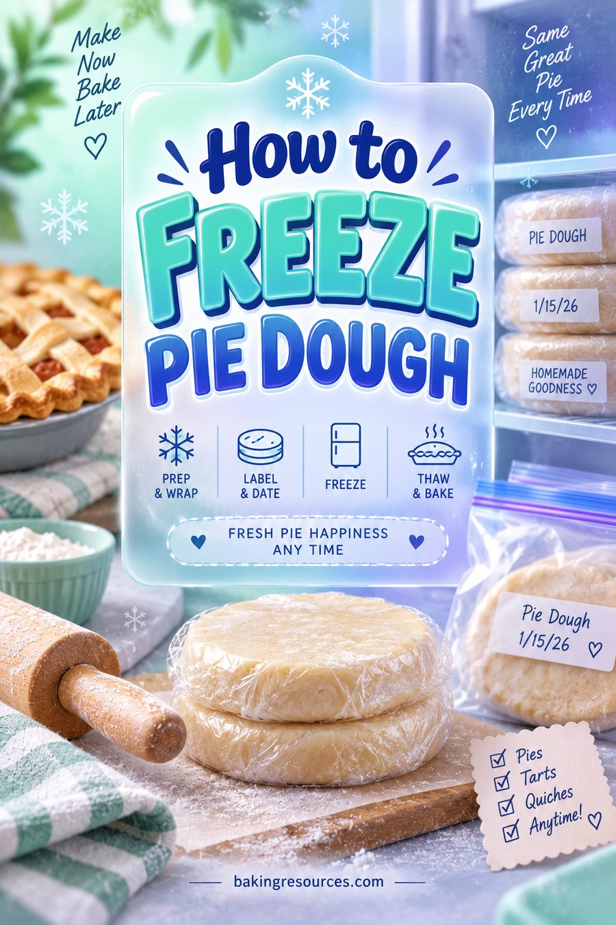How to Freeze Pie Dough