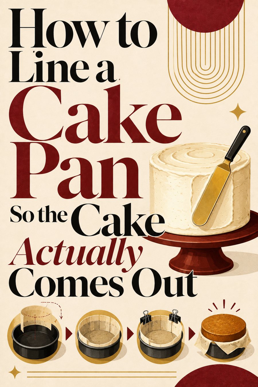 How to Line a Cake Pan