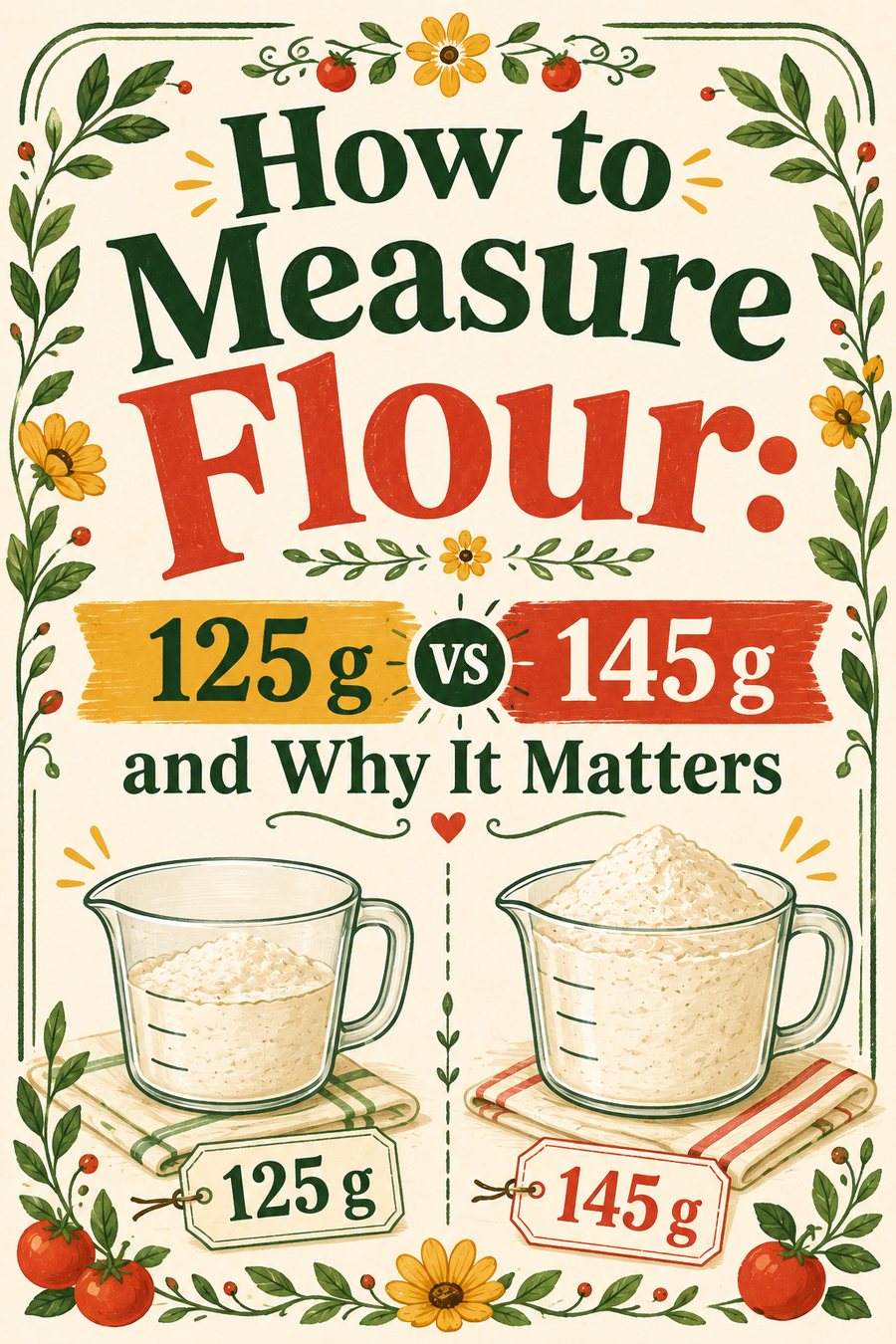 How to Measure Flour Correctly