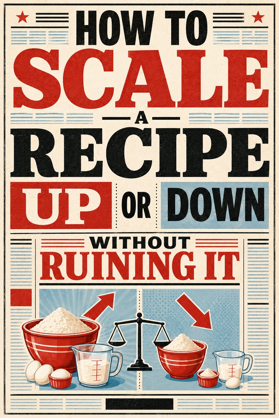 How to Scale a Recipe