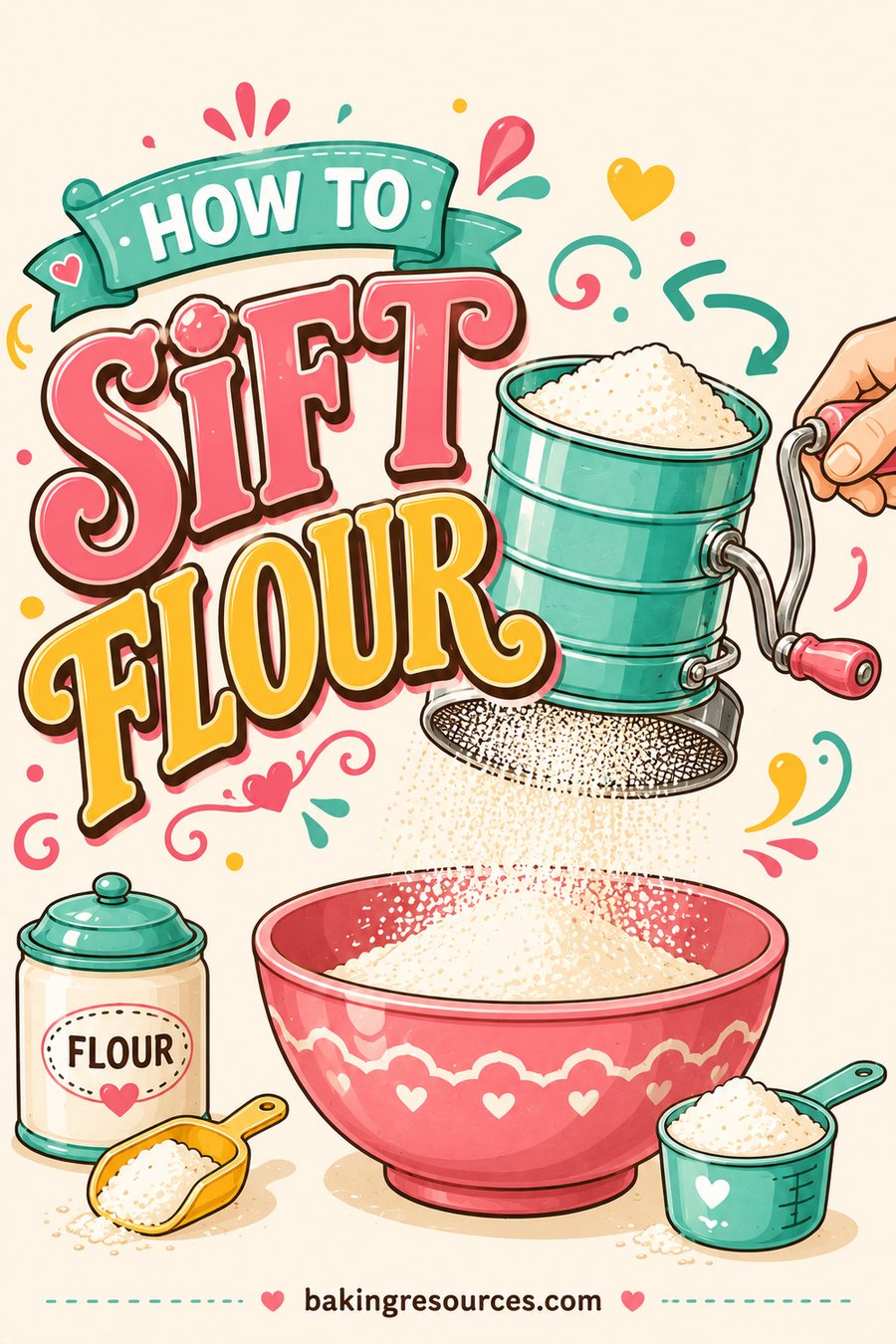 How to Sift Flour