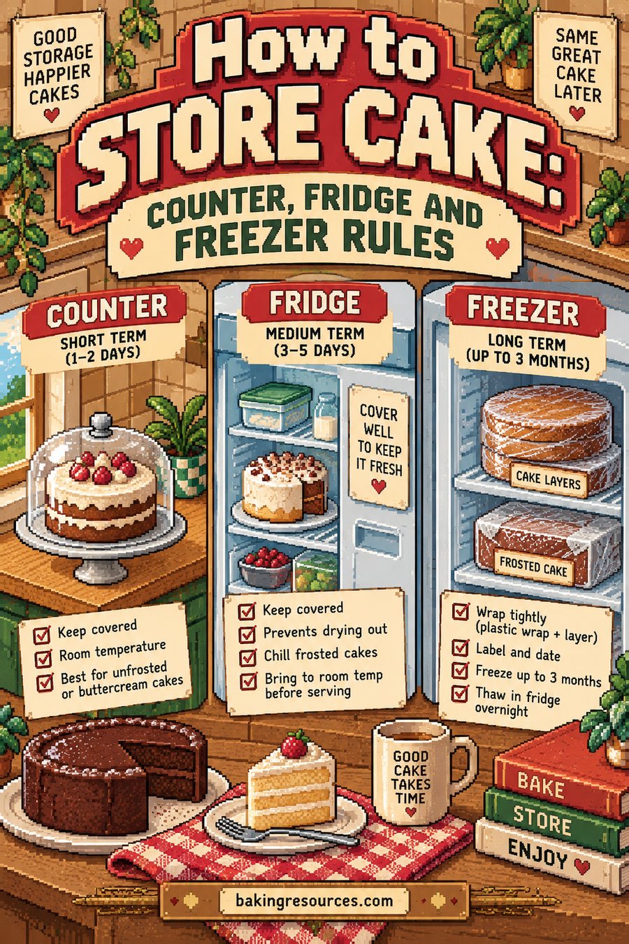 How to Store Cake