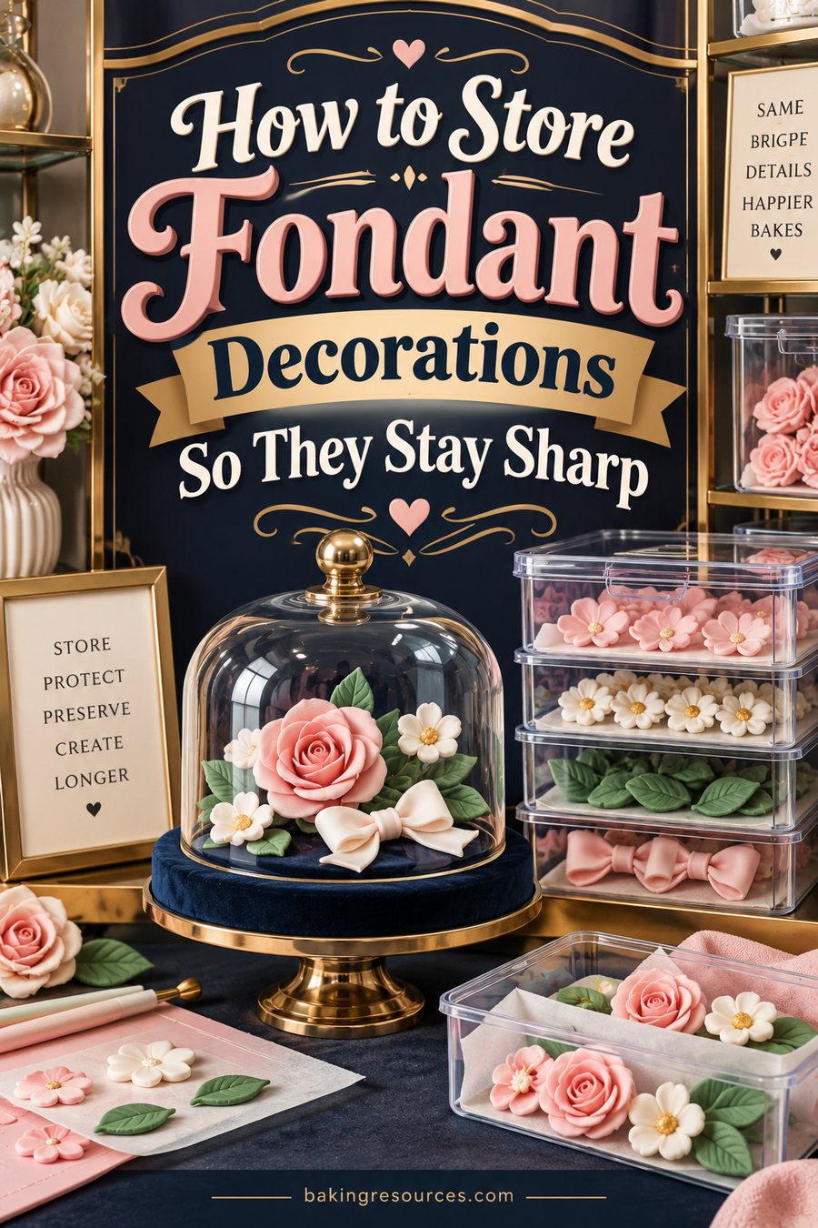 How to Store Fondant Decorations