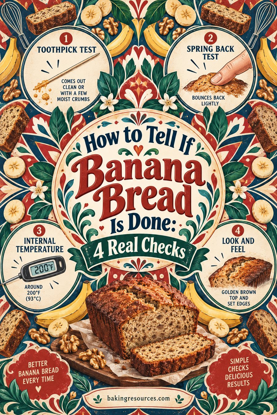 How to Tell If Banana Bread Is Done