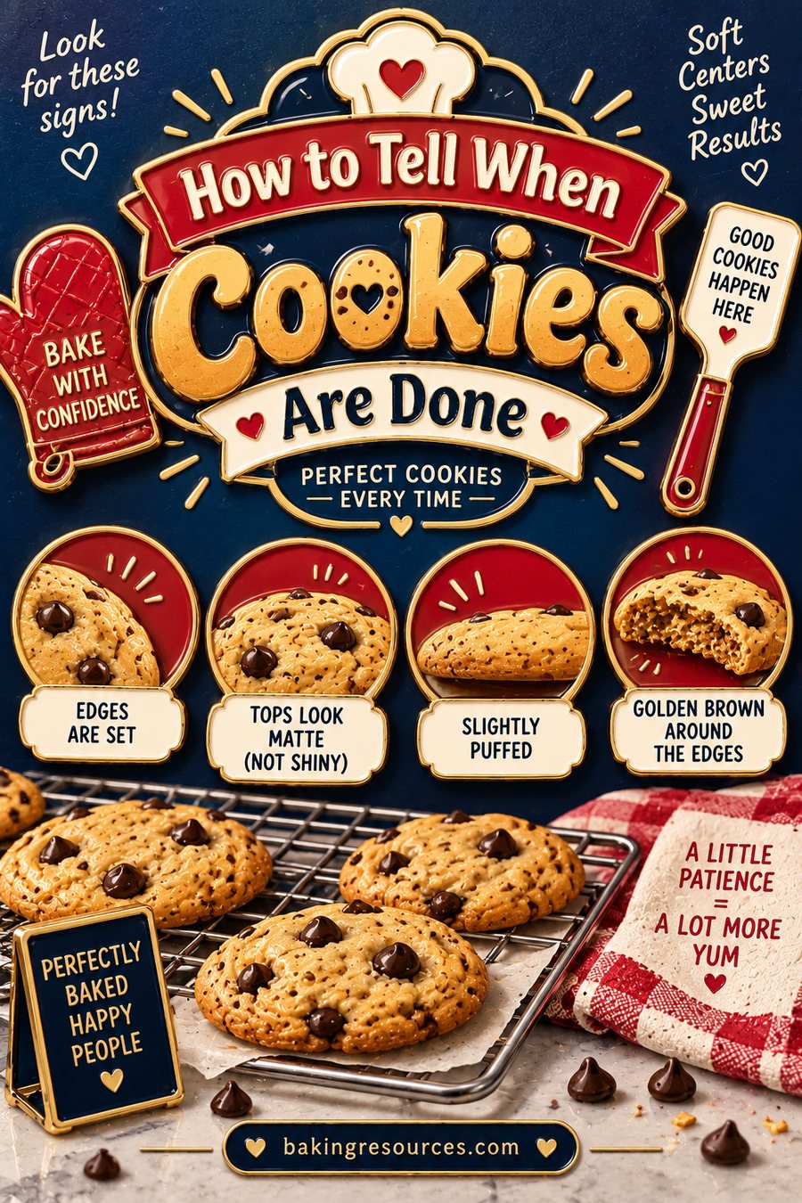 How to Tell When Cookies Are Done