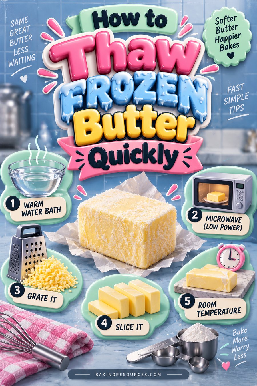 How to Thaw Frozen Butter Quickly Without Melting It