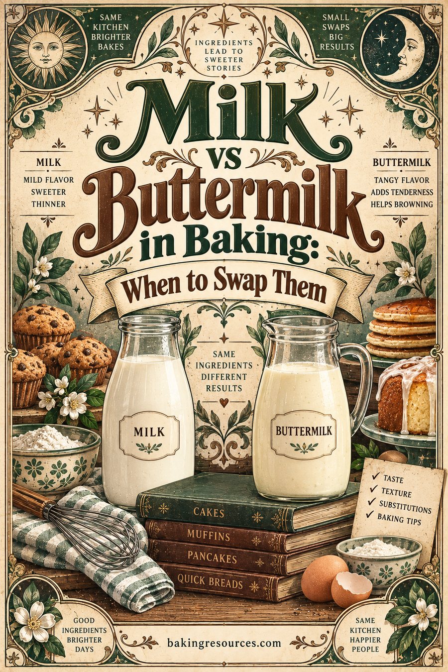 Milk vs Buttermilk in Baking