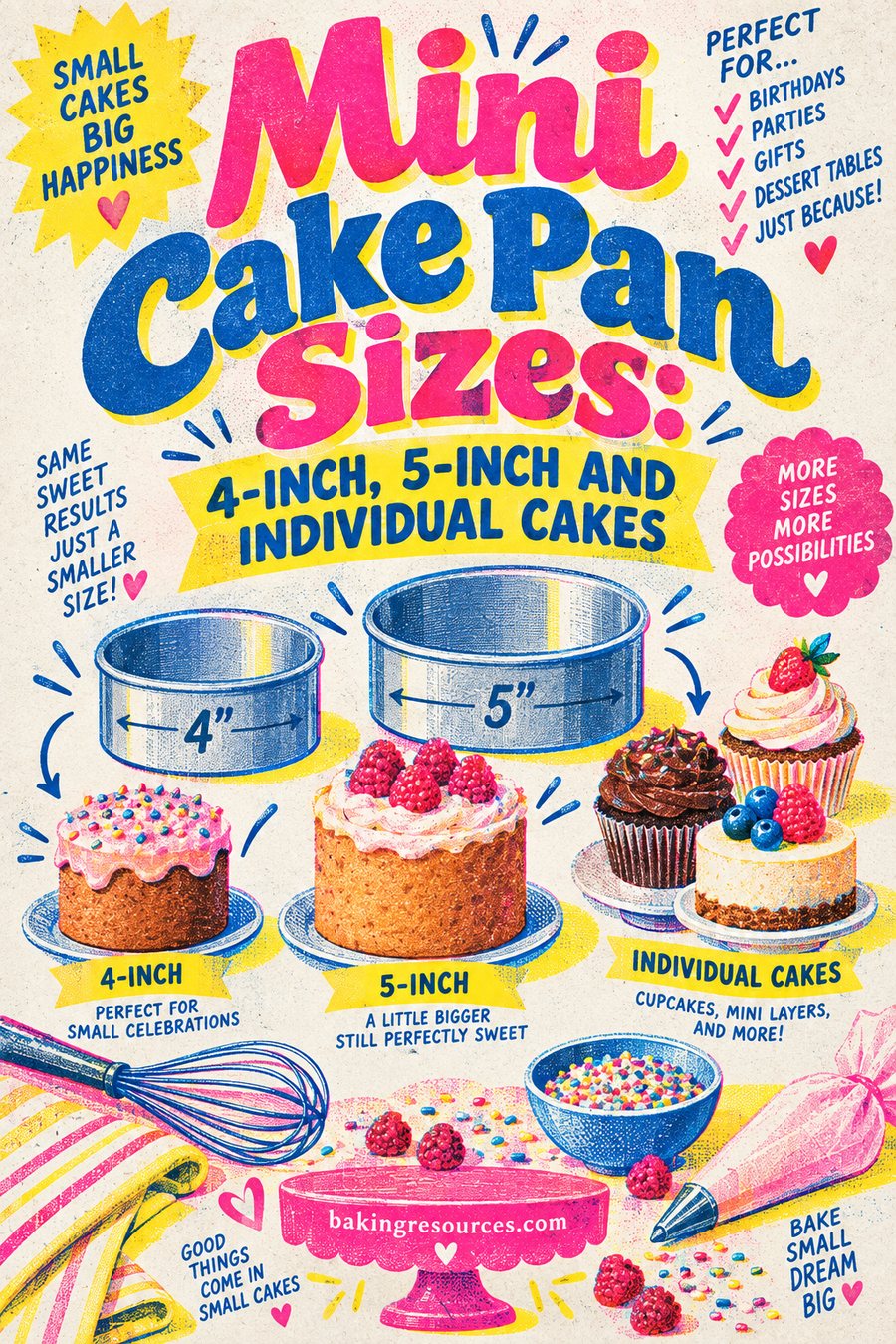 Baking 4 Inch Cake Layers: Sizes, Batter and Times