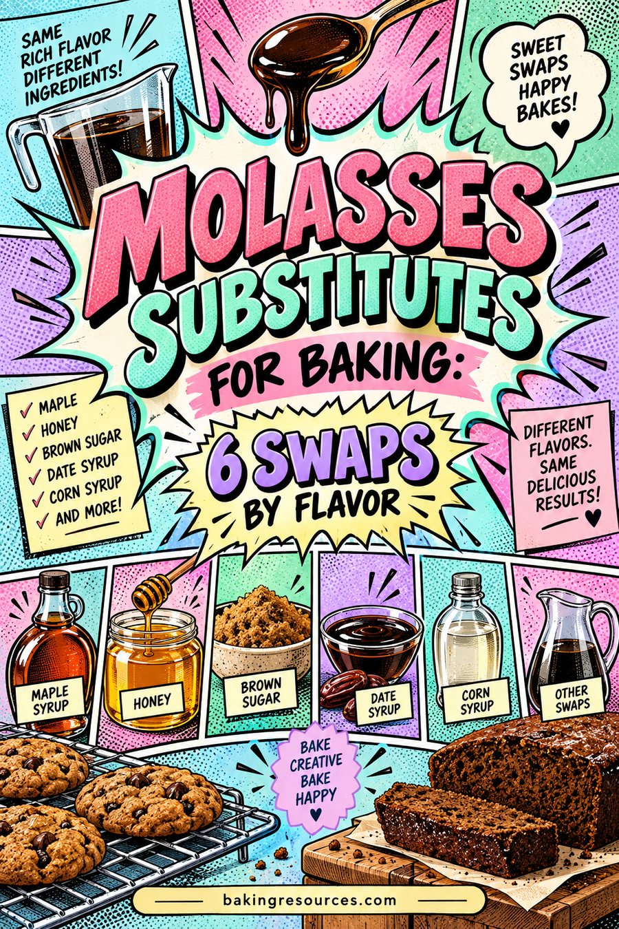 Molasses Substitutes for Baking