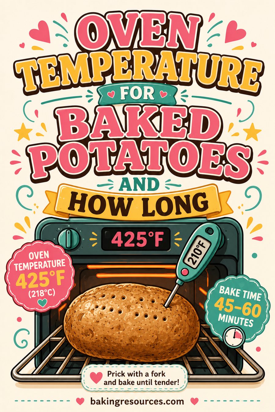 Oven Temperature for Baked Potatoes