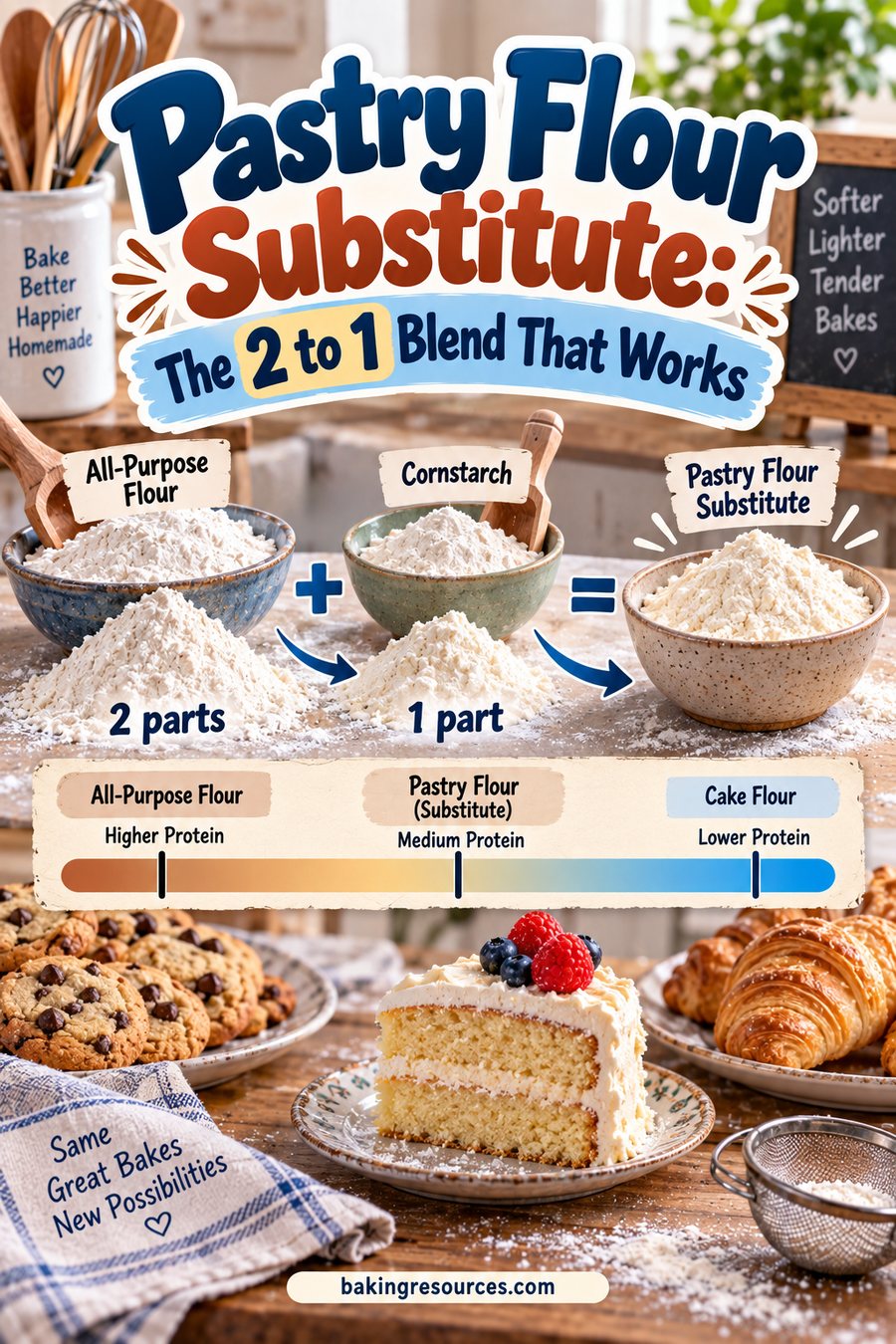 Pastry Flour Substitute: How to Hit 9 Percent Protein at Home