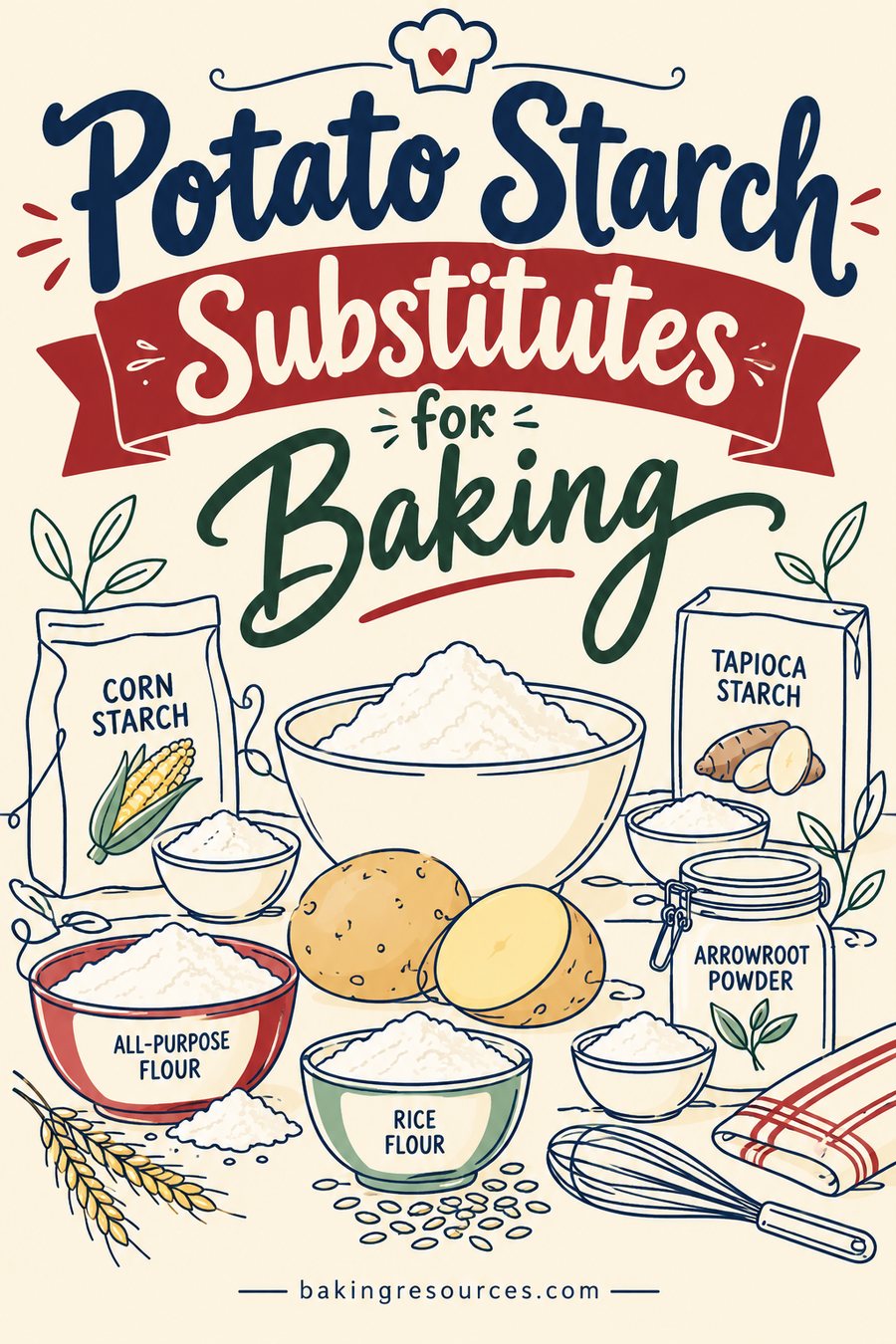 Potato Starch Substitutes for Baking