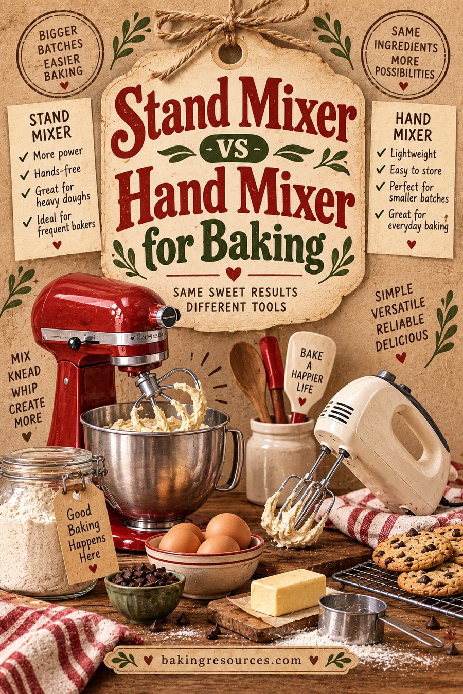 Stand Mixer vs Hand Mixer: What Each One Is Actually For