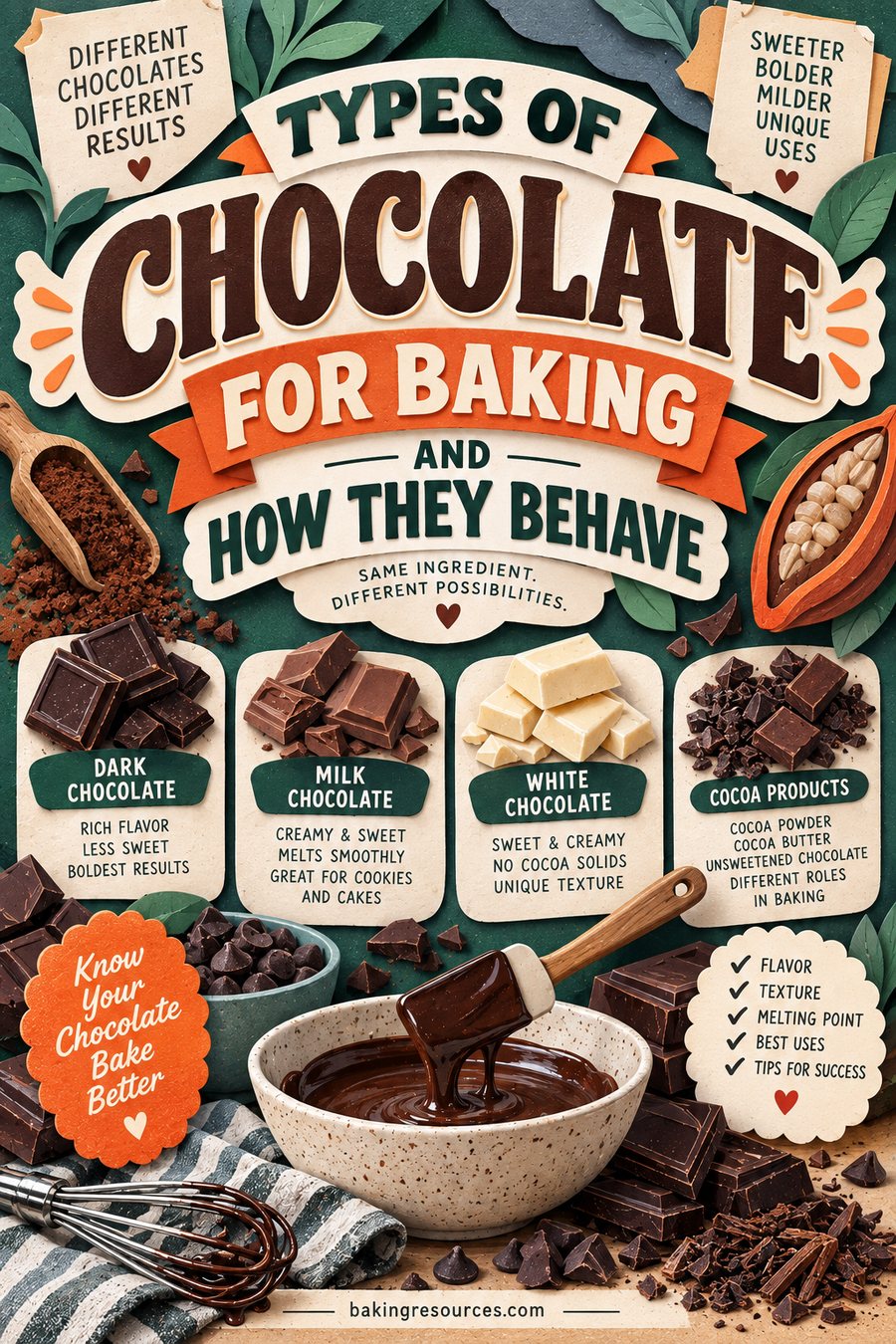 Types of Chocolate for Baking