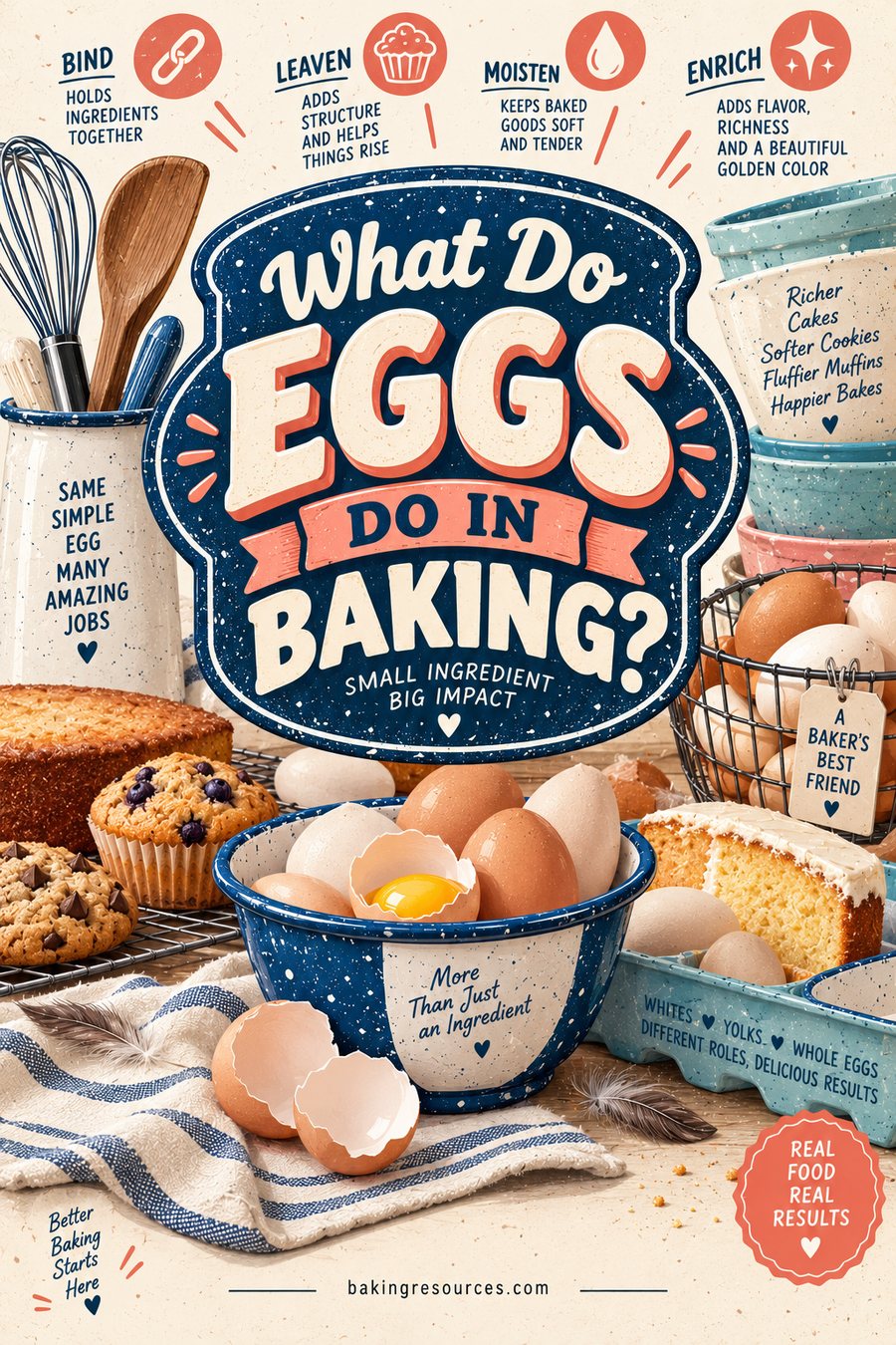 What Do Eggs Do in Baking?