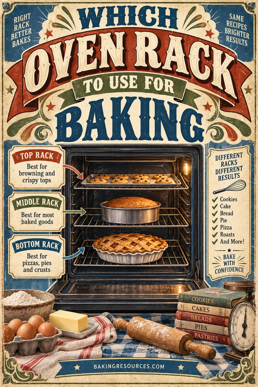 Which Oven Rack to Use for Baking