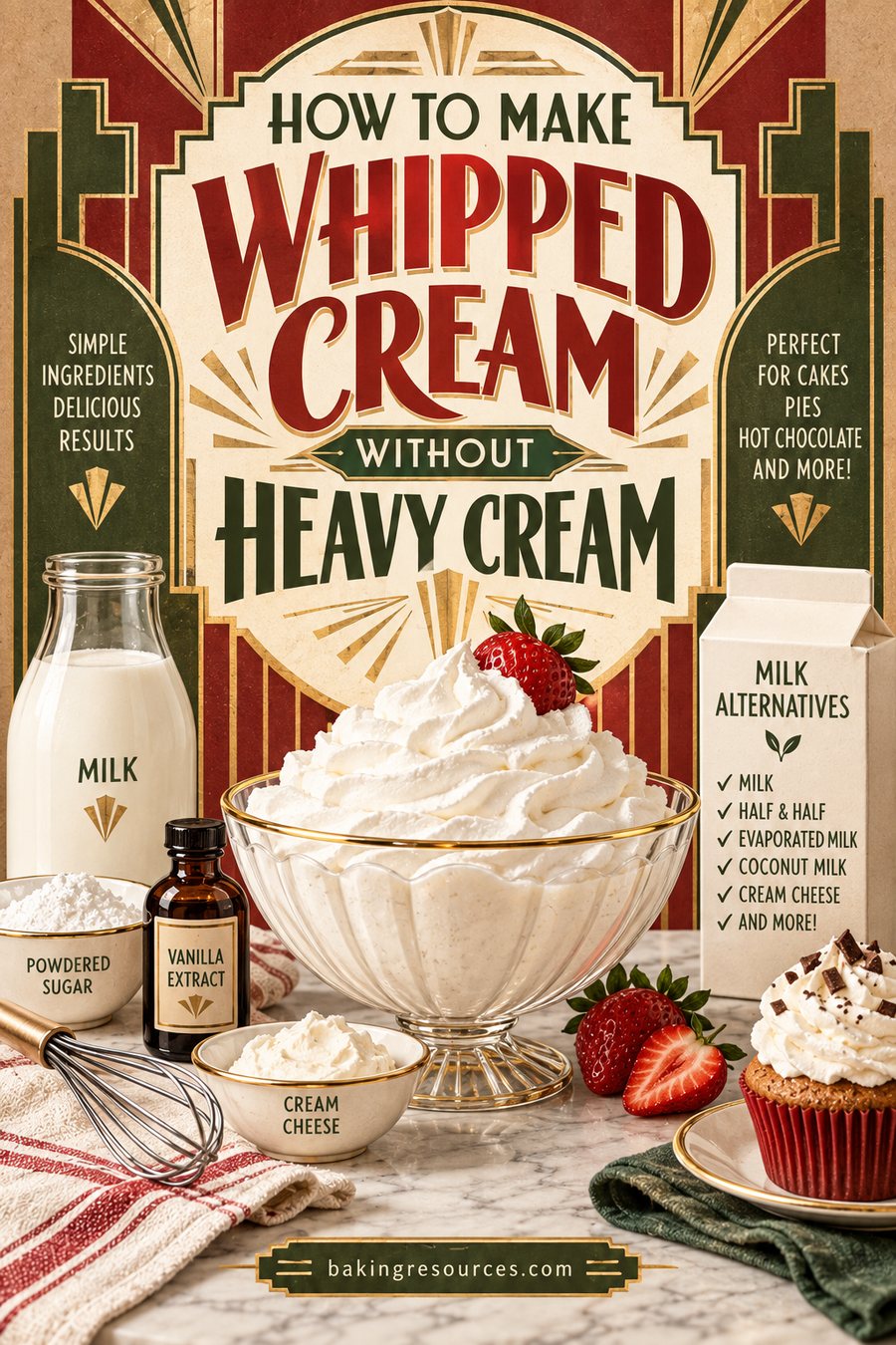 How to Make Whipped Cream Without Heavy Cream