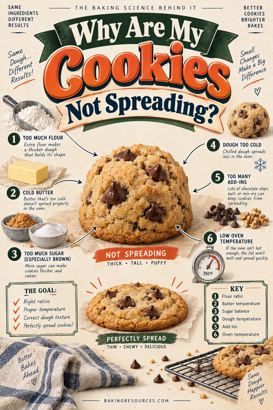 Why Are My Cookies Not Spreading?