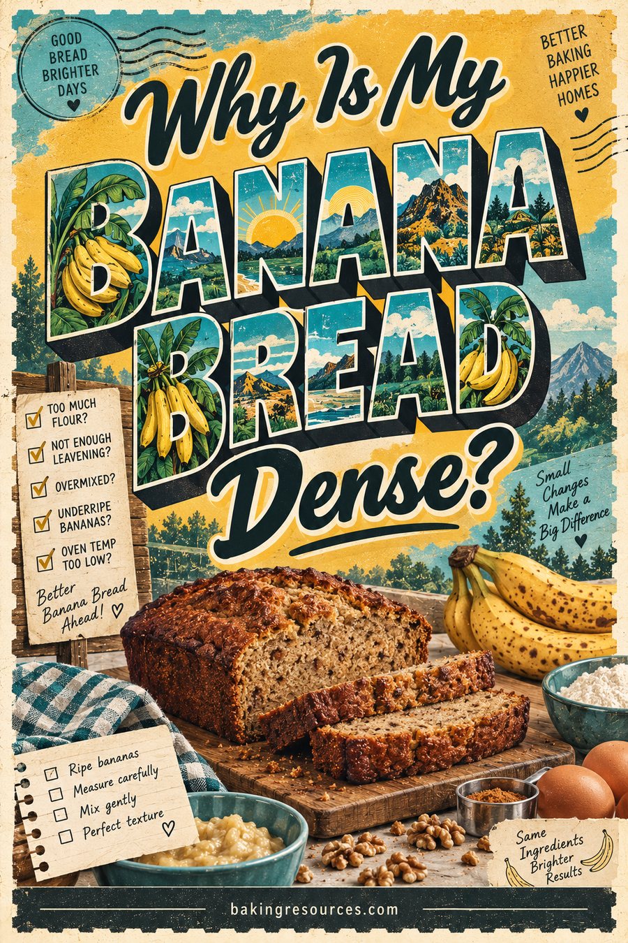 Why Is My Banana Bread Dense?
