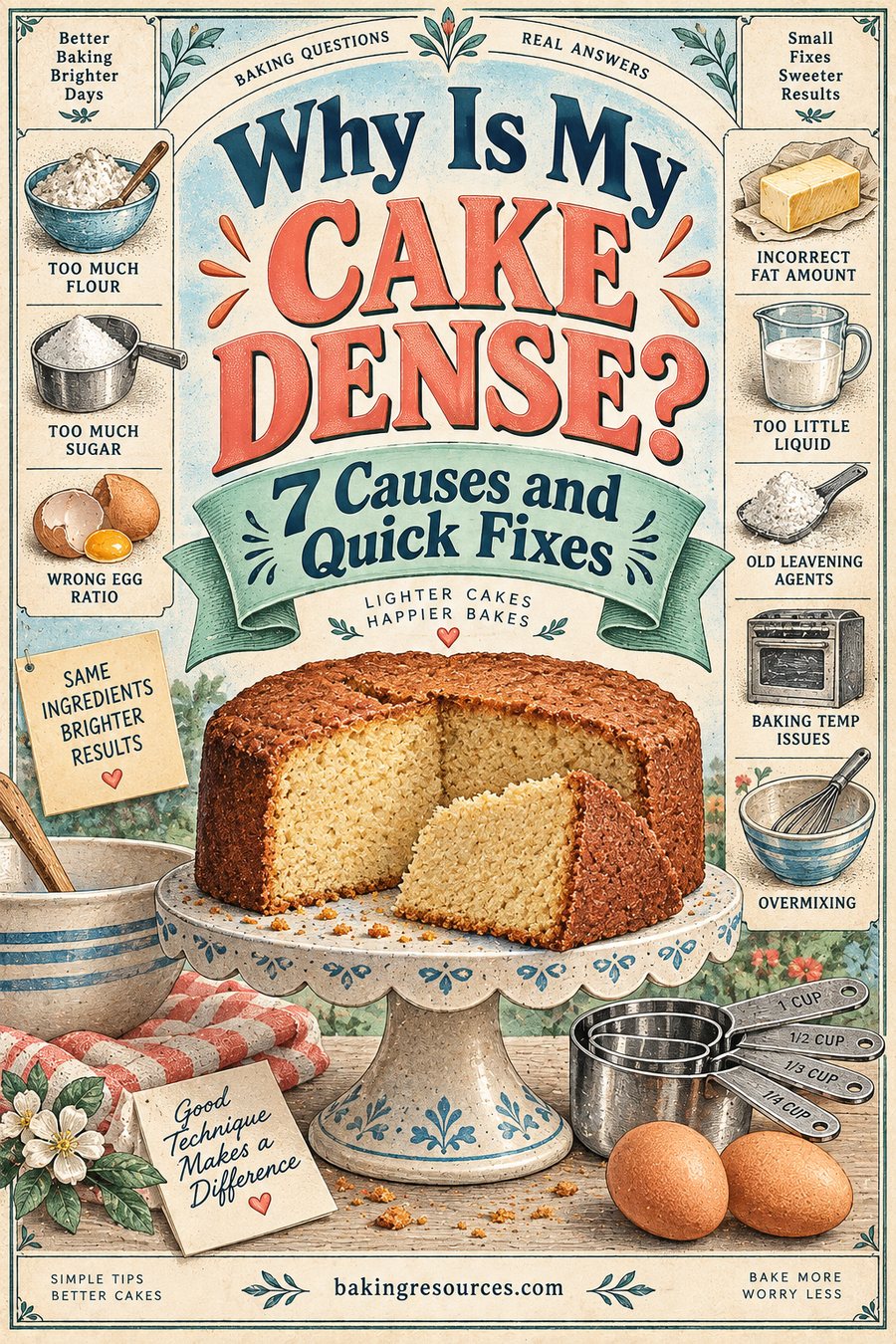 Why Is My Cake Dense?