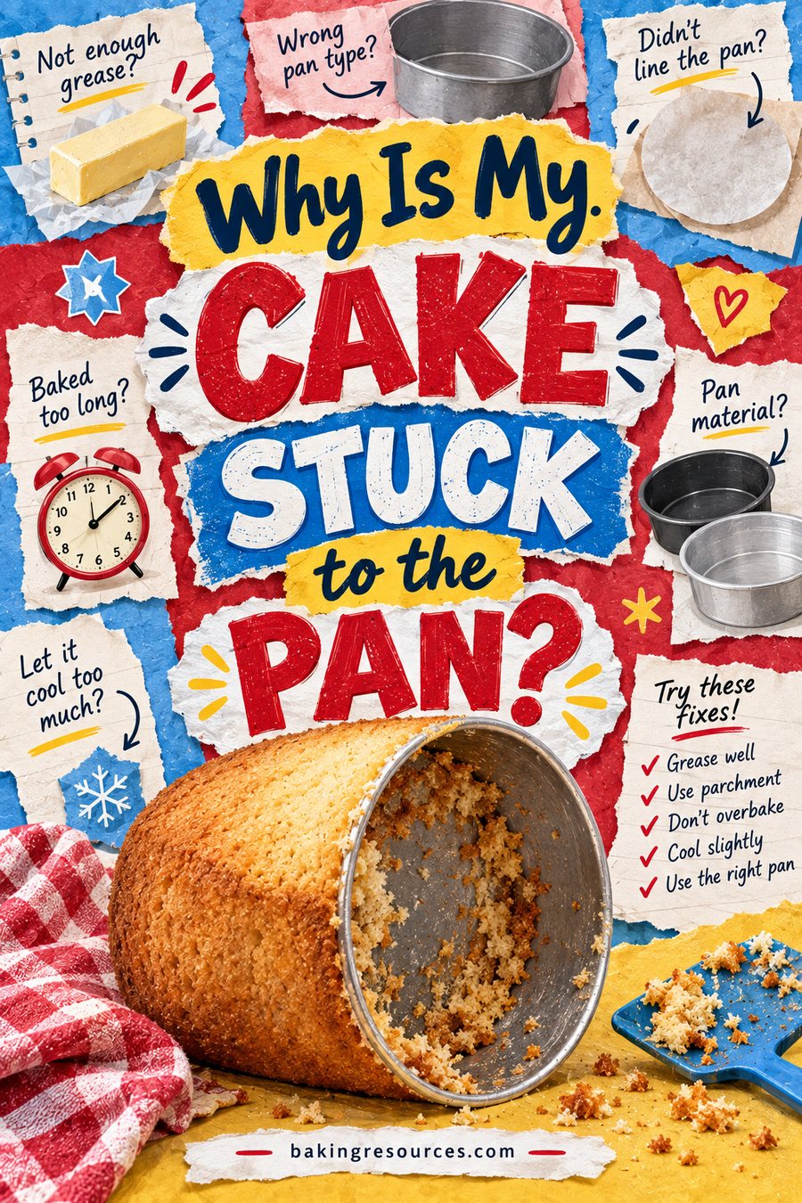 Why Is My Cake Stuck to the Pan?